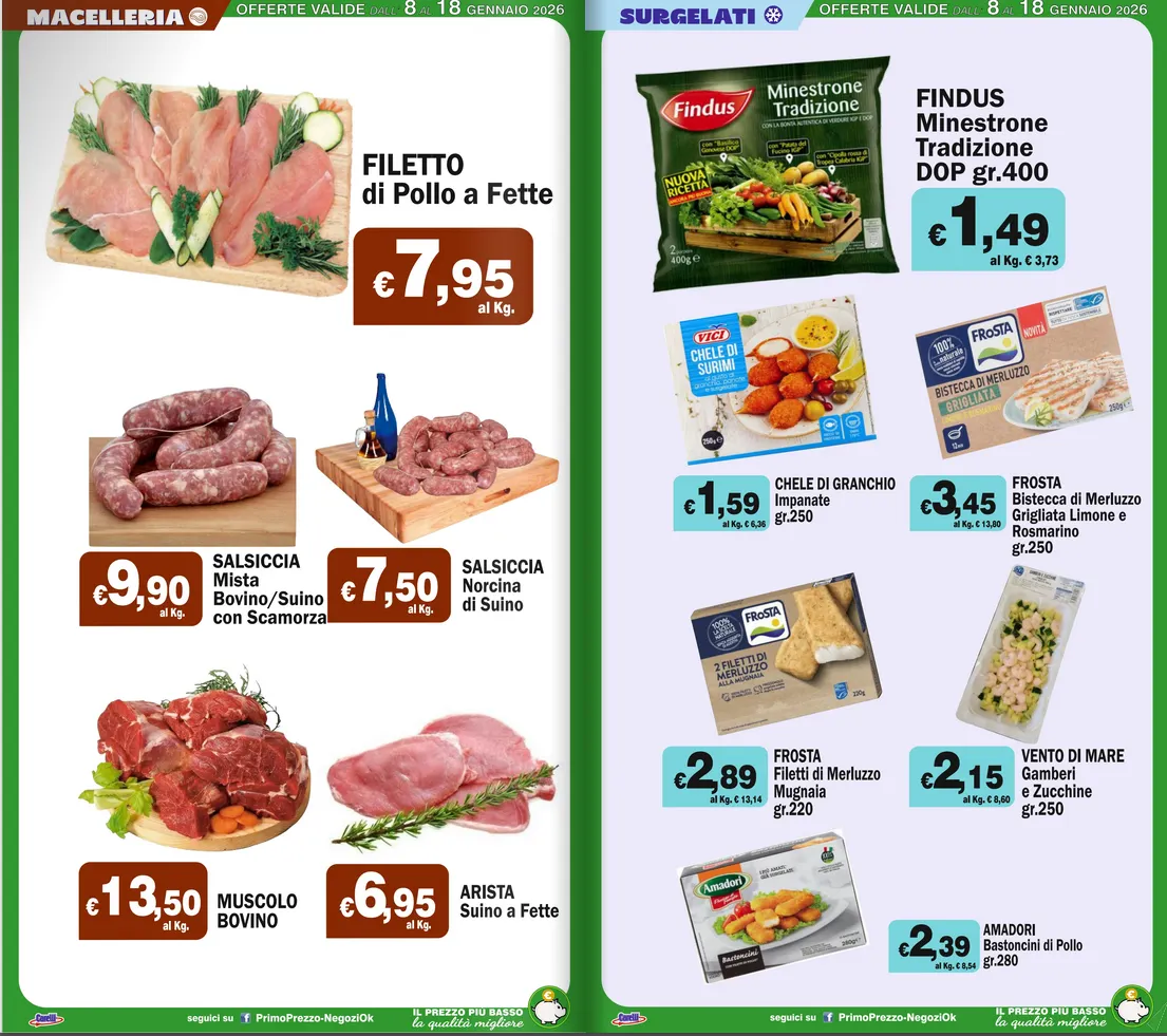 Volantini Primo Prezzo da 8 gennaio a 18 gennaio di 2026 - Pagina del volantino 16