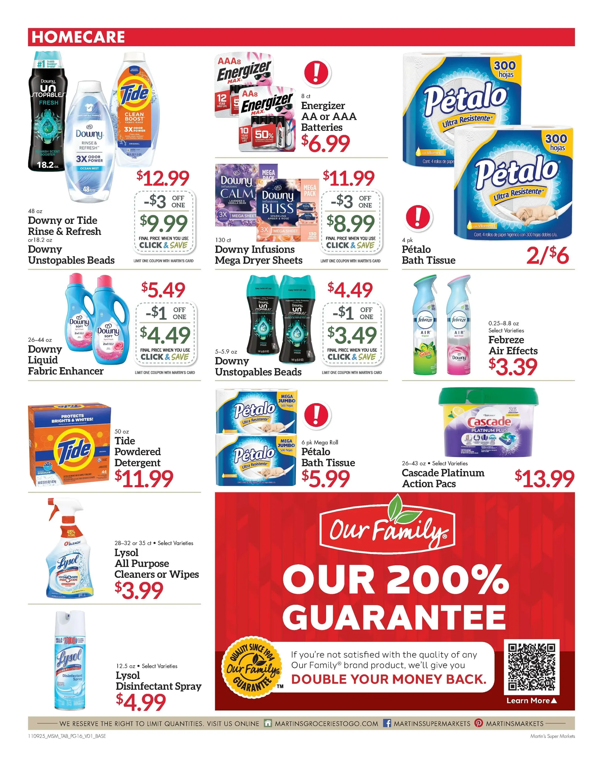 Weekly promotion Martin’s  Sales spanning from November 9 to November 15 2025 - Page 16 for Catalogue 365