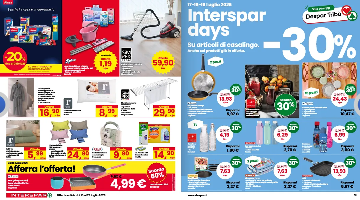 Volantini Interspar da 20 luglio a 26 luglio di 2026 - Pagina del volantino 16
