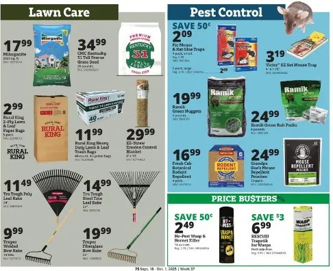 Weekly ad Rural King Sales from September 18 to October 1 2025 - Page 16