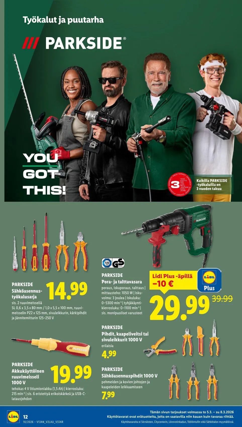  Kaupan Lidl uusimmat tarjoukset voimassa alkaen 5. maaliskuuta - 11. maaliskuuta 2026 - Tarjouslehti sivu 16