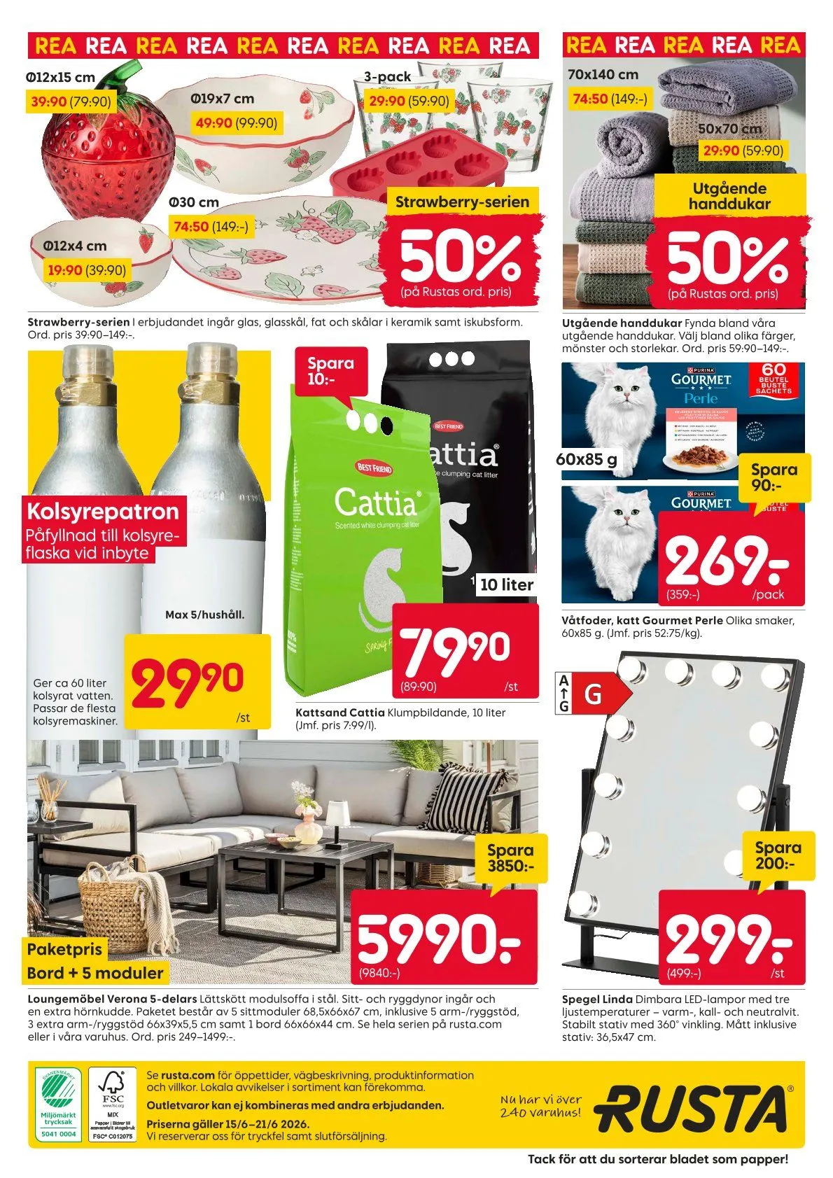 Rusta erbjudanden från 15 juni till 21 juni 2026 - Reklamblad sidor 16