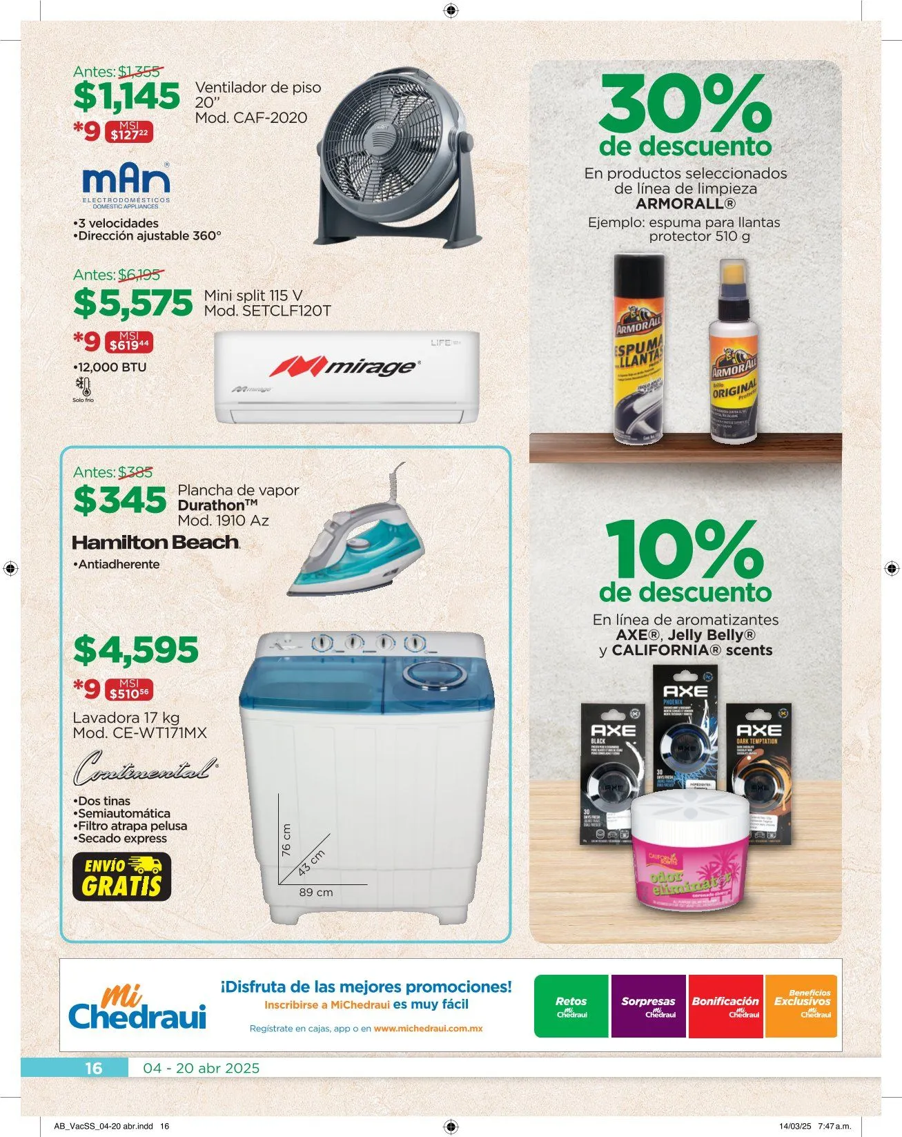 Catálogo de Chedraui Ofertas 8 de abril al 20 de abril 2025 - Pagina 16