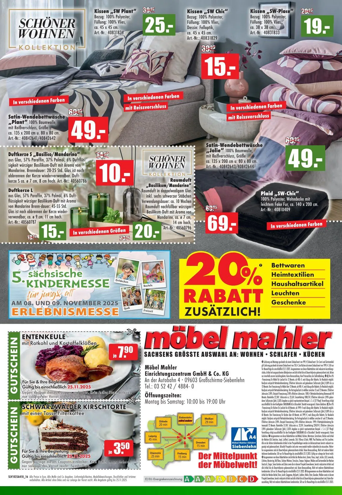 Möbel Mahler Prospekte von 29. Oktober bis 25. November 2025 - Prospekt seite 16
