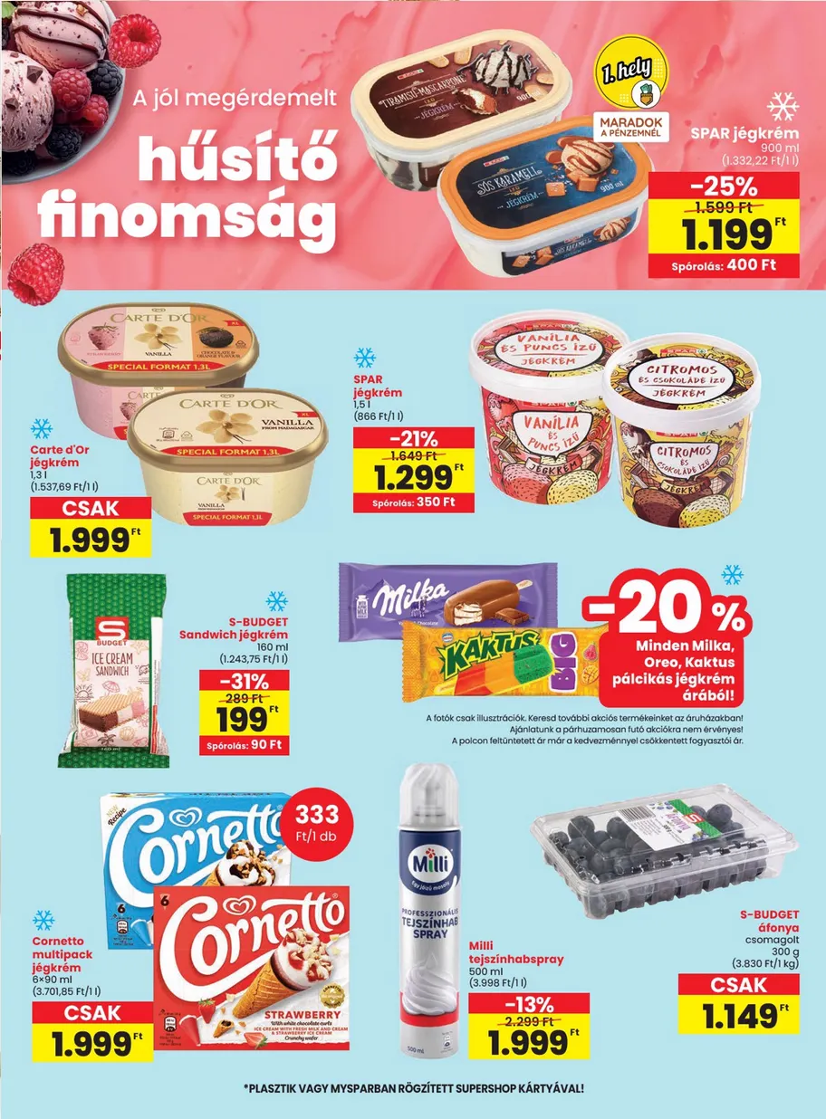 Katalógus SPAR legfrissebb ajánlatai június 4.-tól június 10.-ig 2026. - Oldal 16