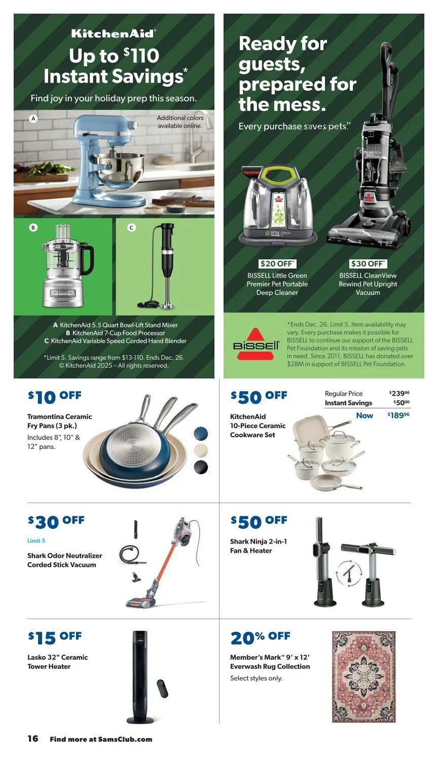 Weekly ad Sam's Club Sales from December 3 to December 26 2025 - Page 16