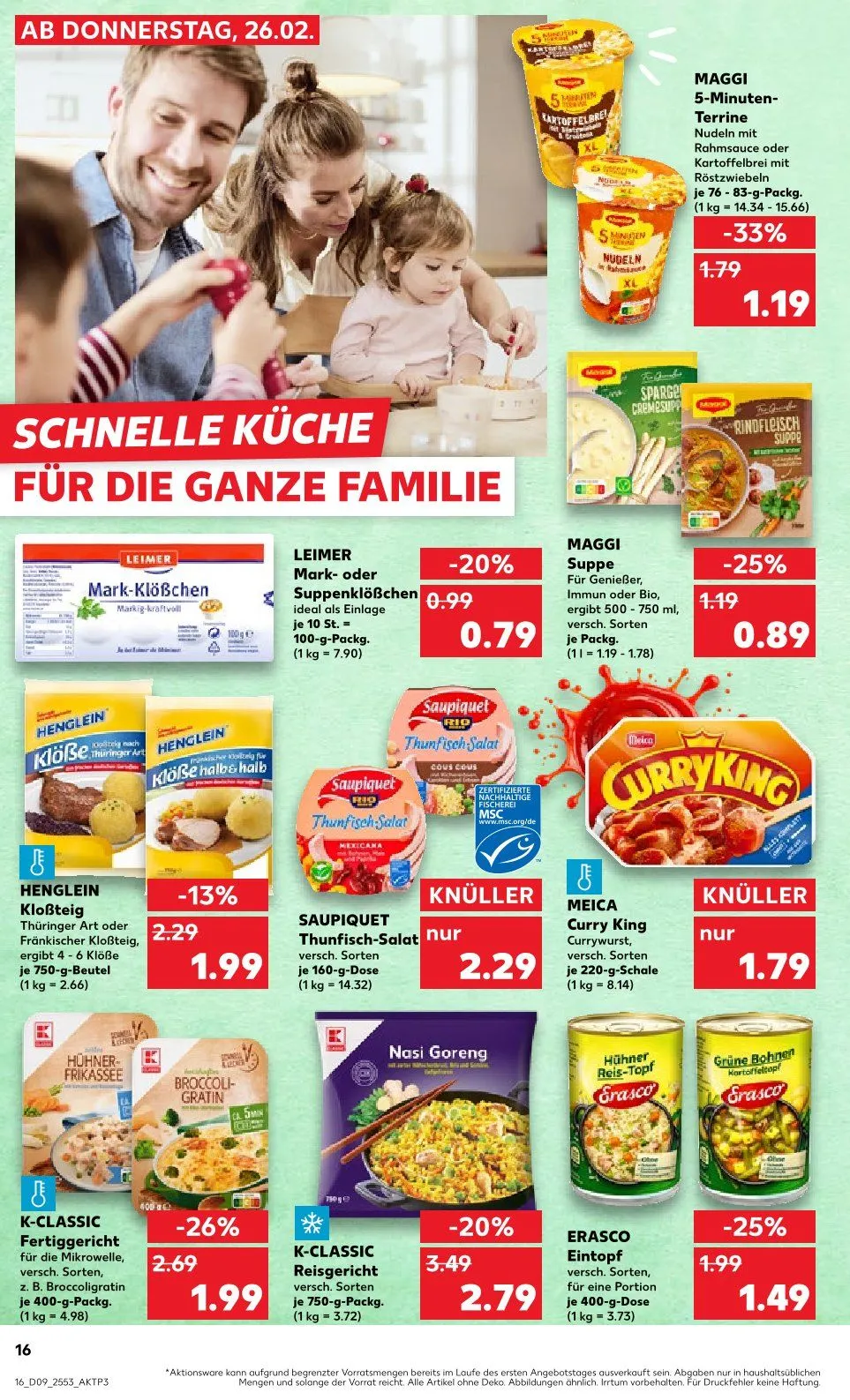 Kaufland Angebote von 27. Februar bis 4. März 2026 - Prospekt seite 16