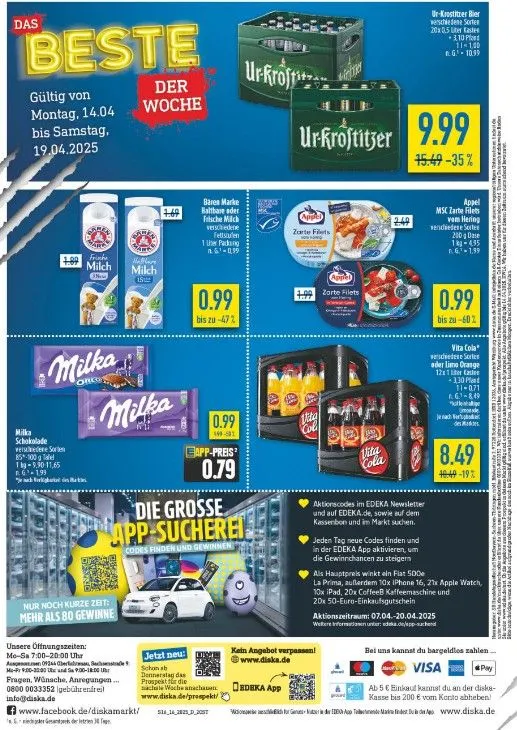 Diska Angebote von 14. April bis 19. April 2025 - Prospekt seite 16