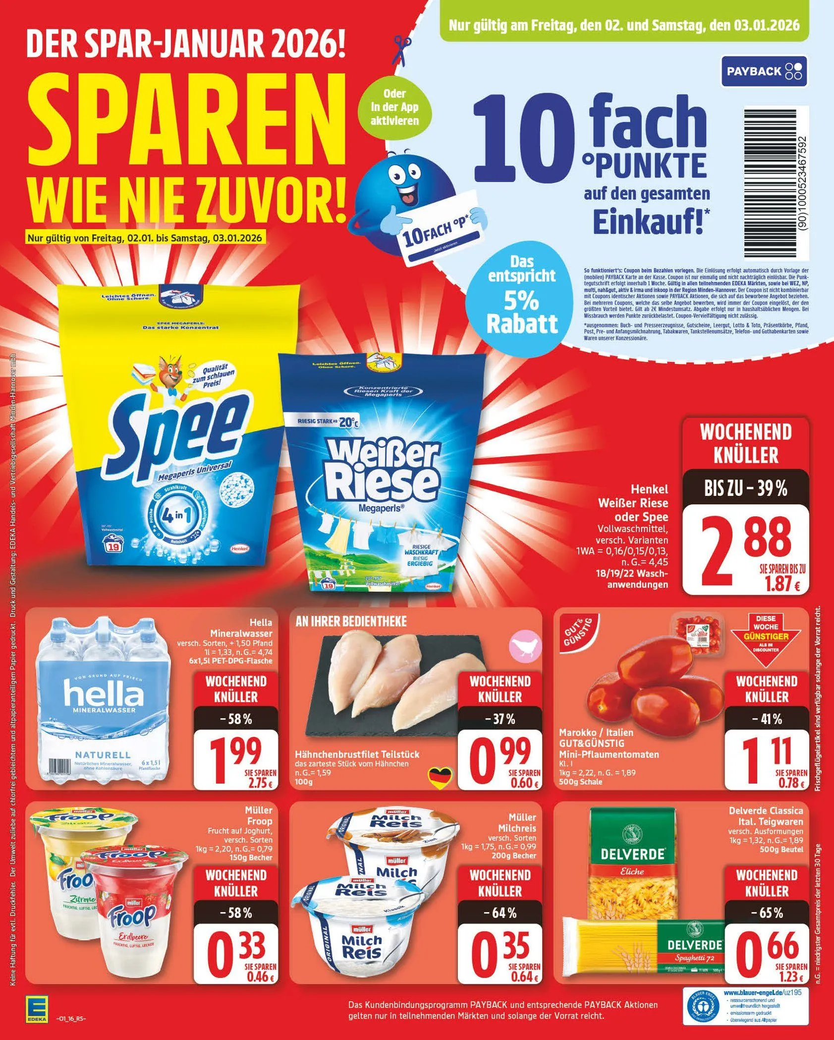 Edeka Angebote von 29. Dezember bis 3. Januar 2026 - Prospekt seite 16