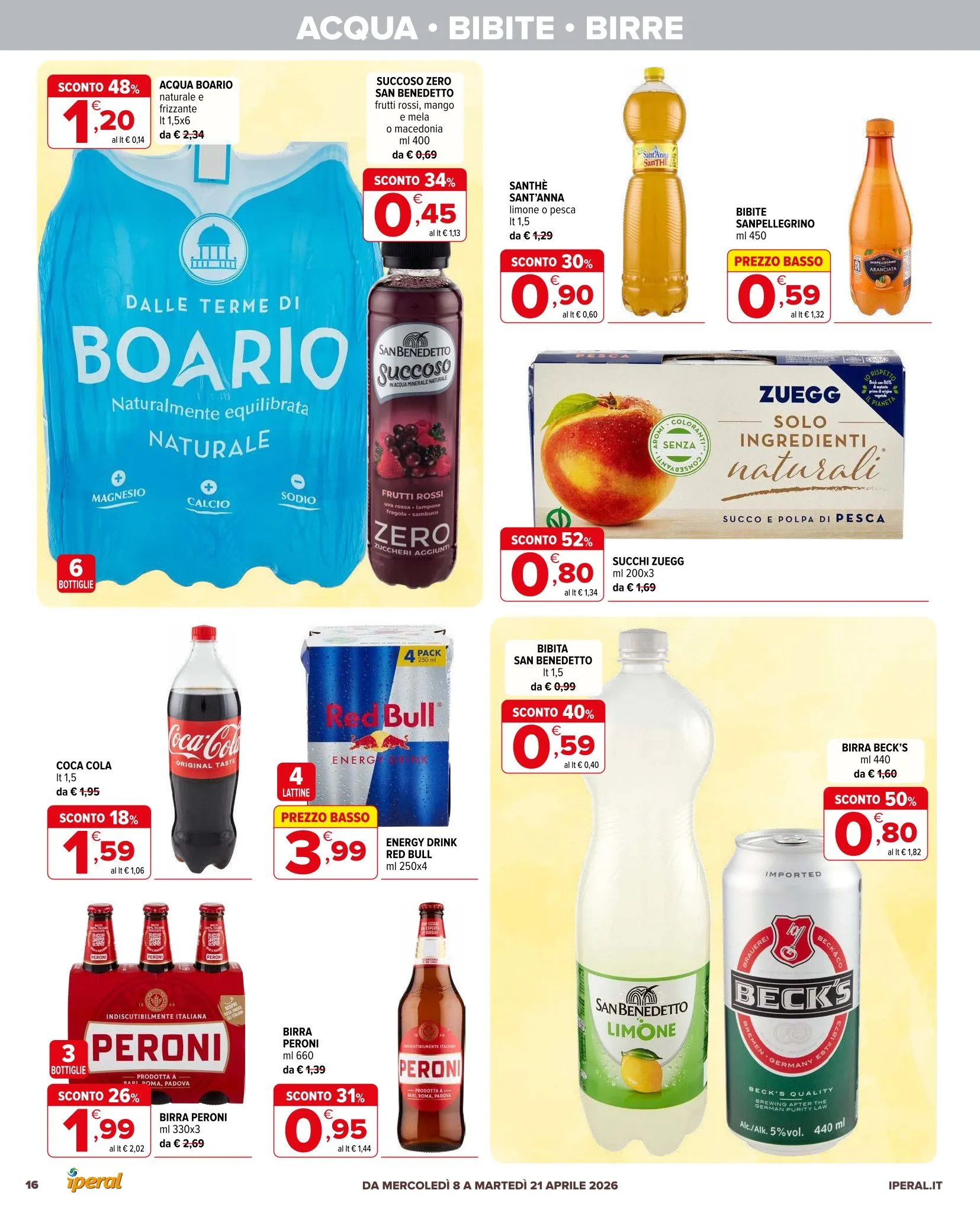 Volantini Iperal da 8 aprile a 21 aprile di 2026 - Pagina del volantino 16