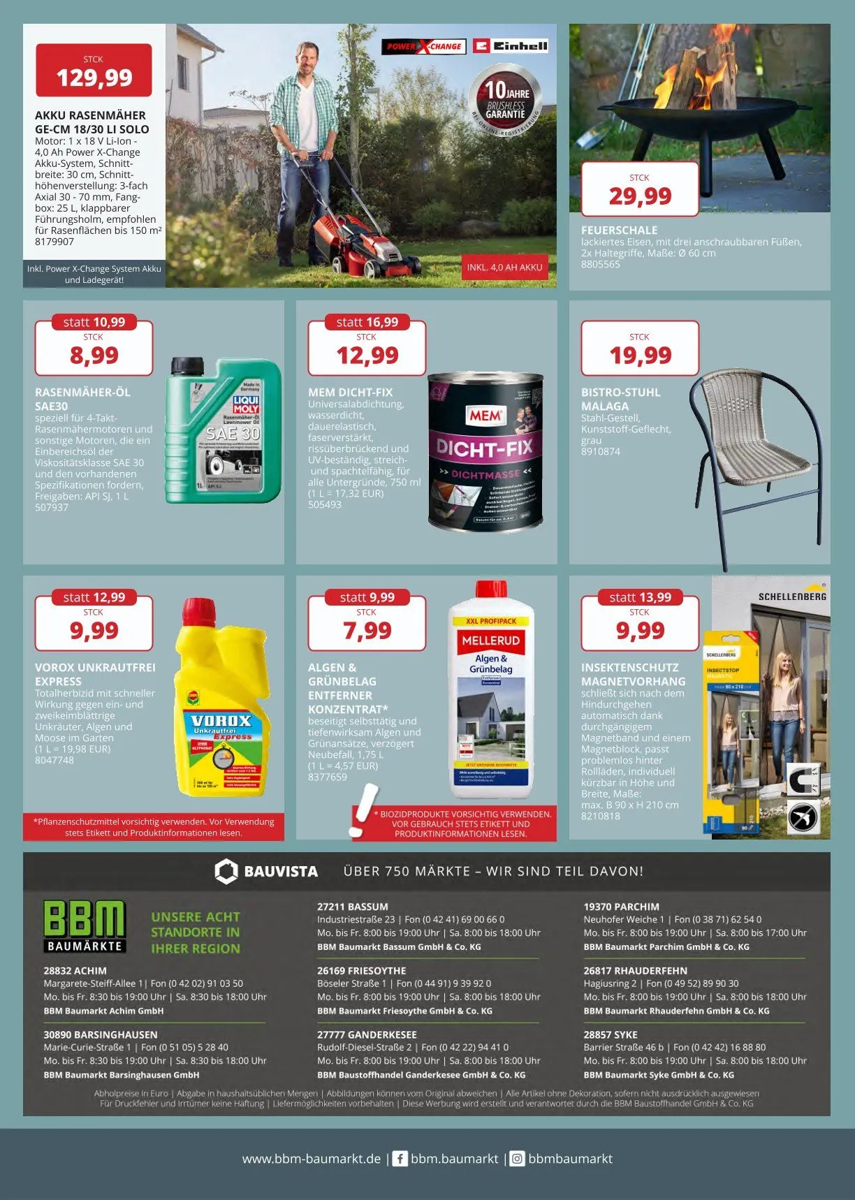 BBM Baumarkt Prospekte von 14. April bis 19. April 2025 - Prospekt seite 16