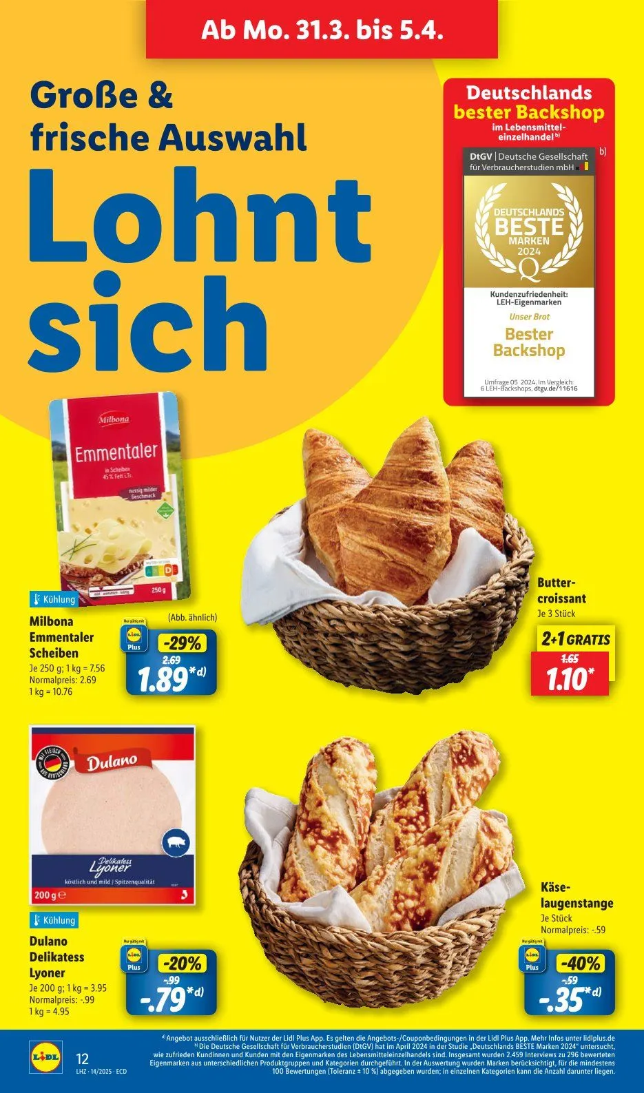 Lidl Prospekt von 31. März bis 15. April 2025 - Prospekt seite 58