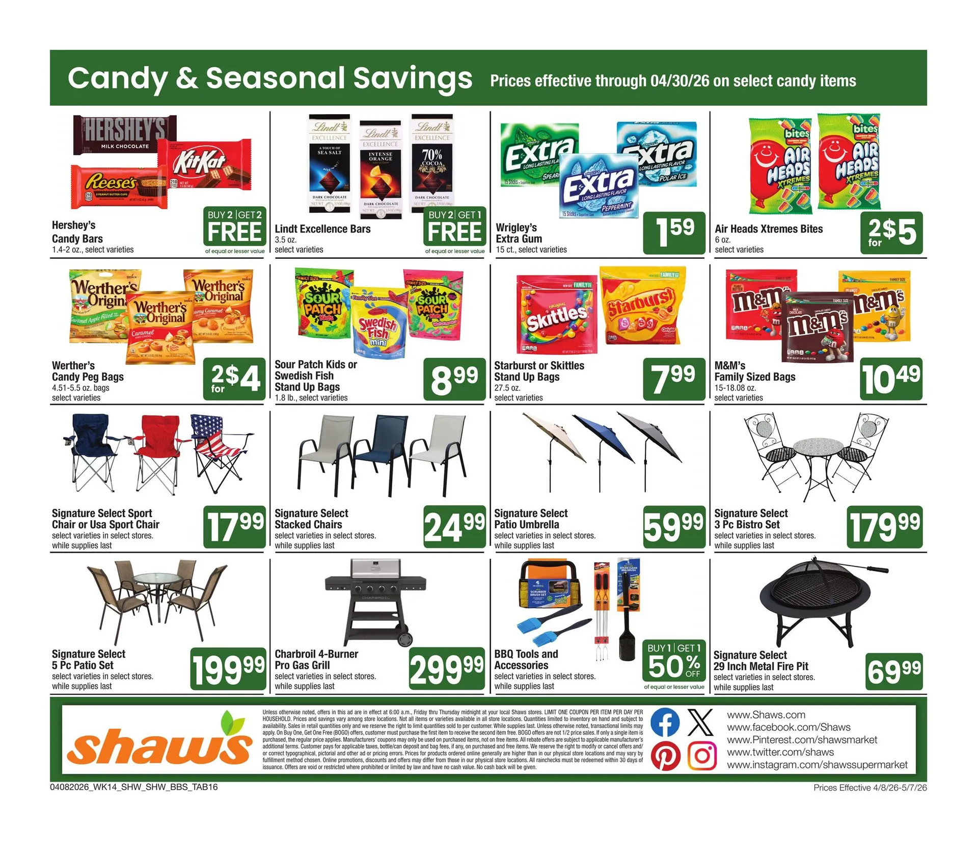 Weekly promotion Shaw's Sales spanning from April 24 to April 30 2026 - Page 16 for Catalogue 365