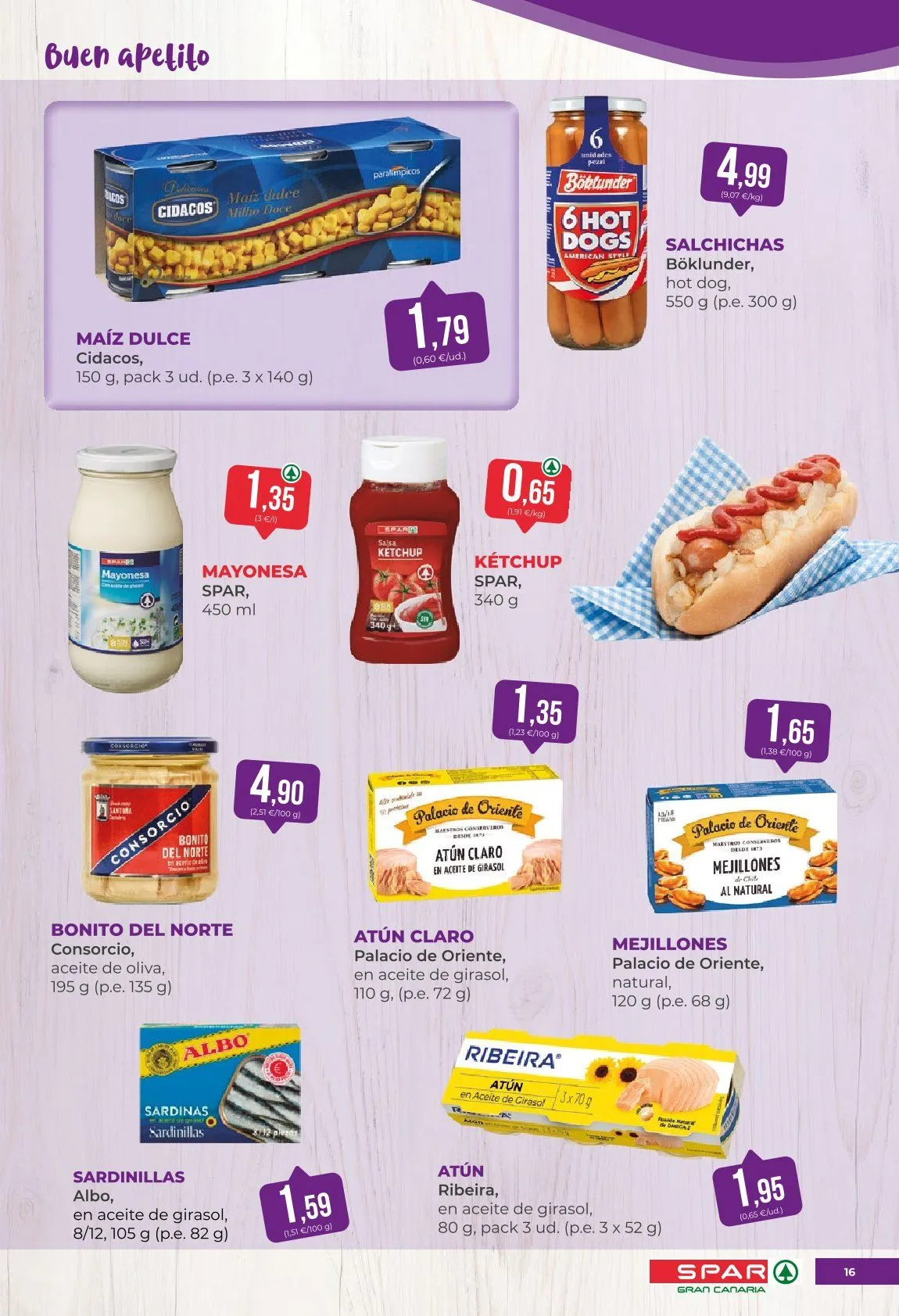 Catálogo de Spar Gran Canarias Ofertas 28 de mayo al 11 de junio 2026 - Página 16