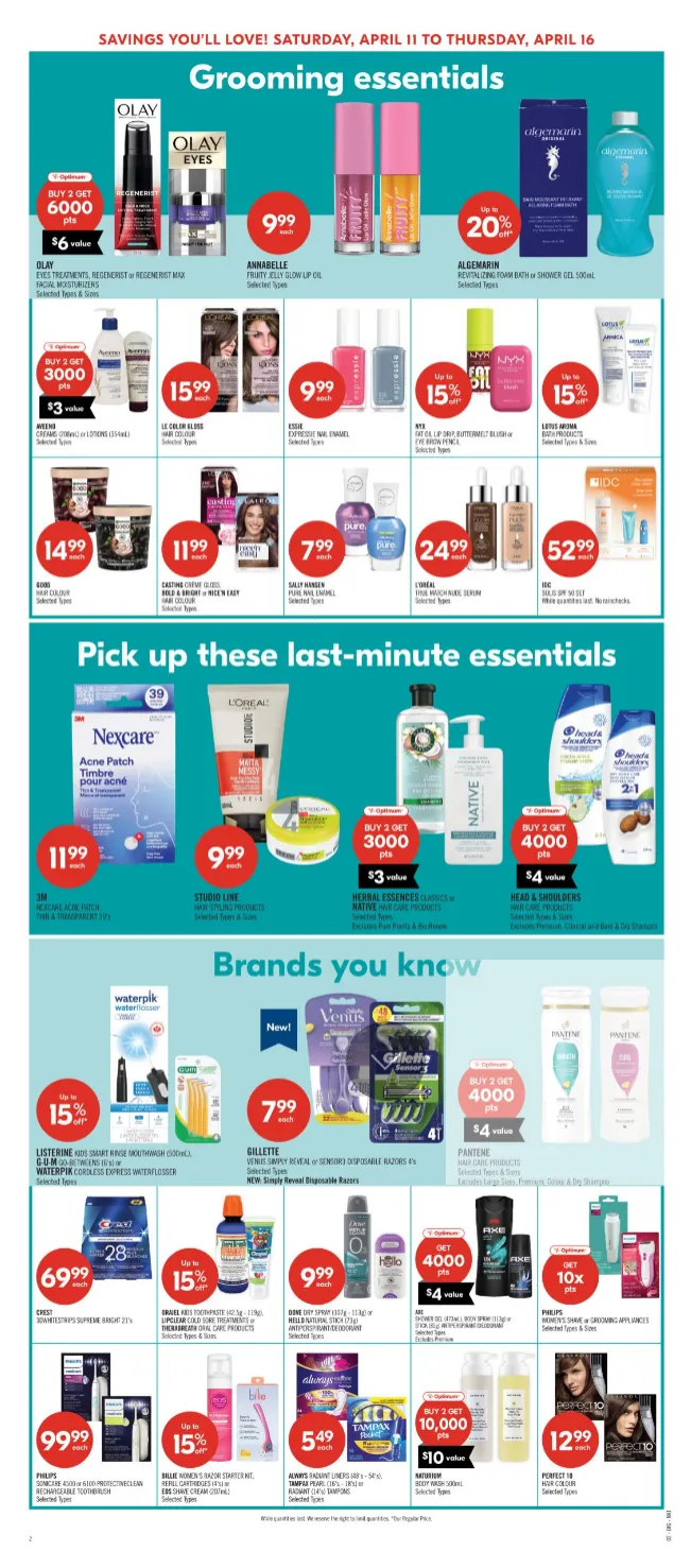 Pharmaprix Sales from April 9 to April 22 2026 - flyer page 16