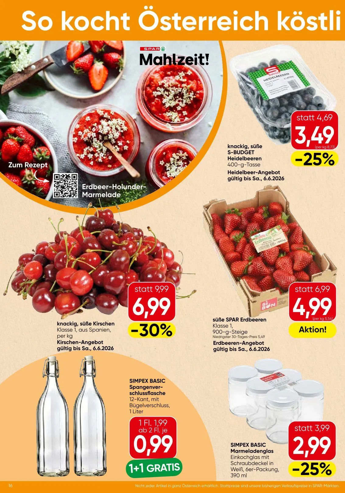  SPAR von 3. Juni bis 17. Juni 2026 - Flugblätt seite  16