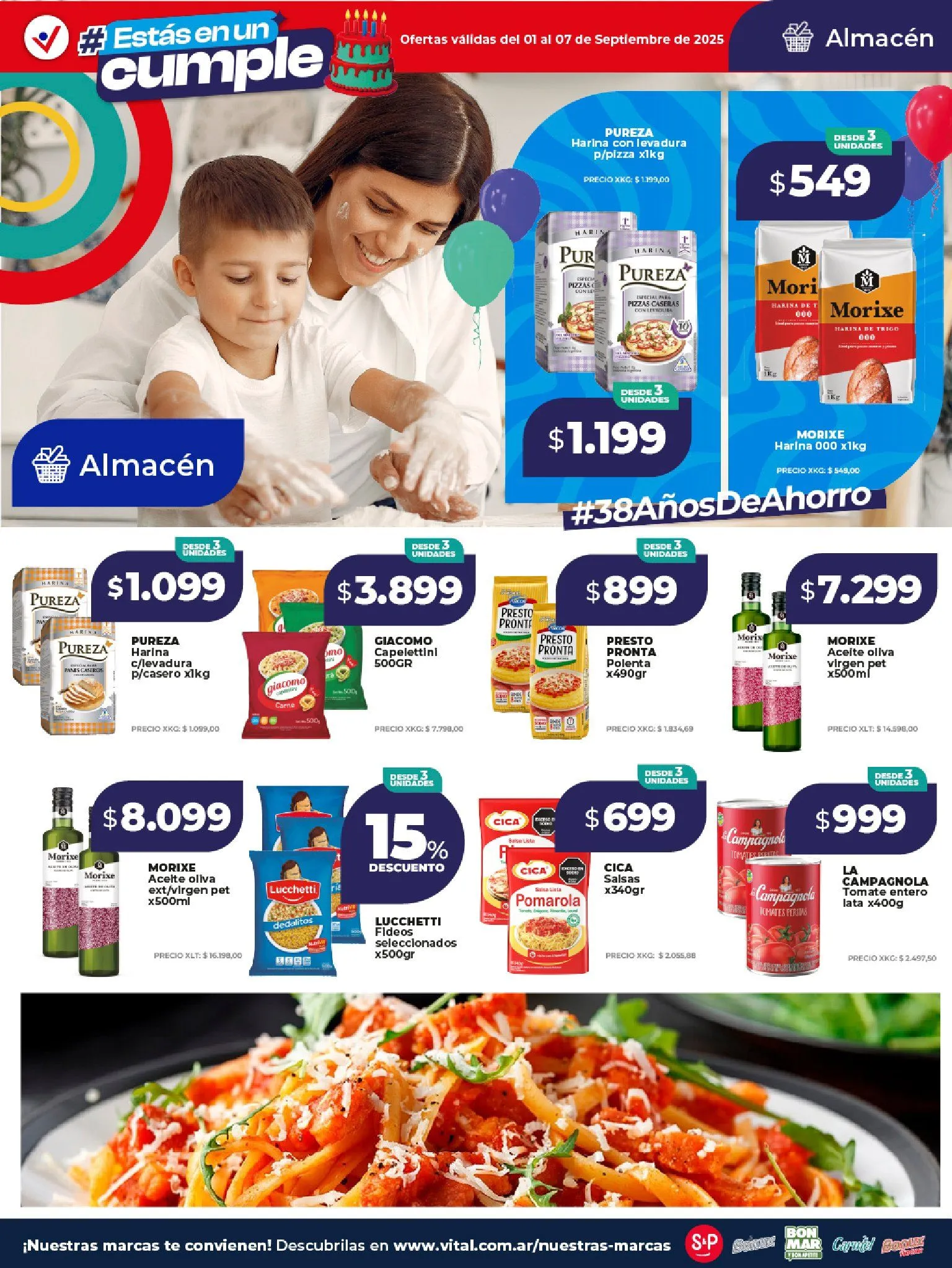 Ofertas de Vital Ofertas 1 de septiembre al 7 de septiembre 2025 - Página 16 del catálogo