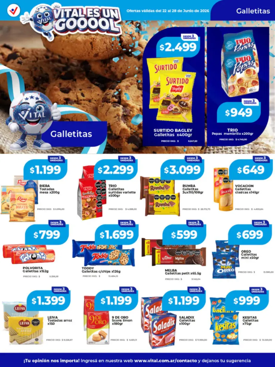 Ofertas de Vital Ofertas 22 de junio al 28 de junio 2026 - Página 16 del catálogo