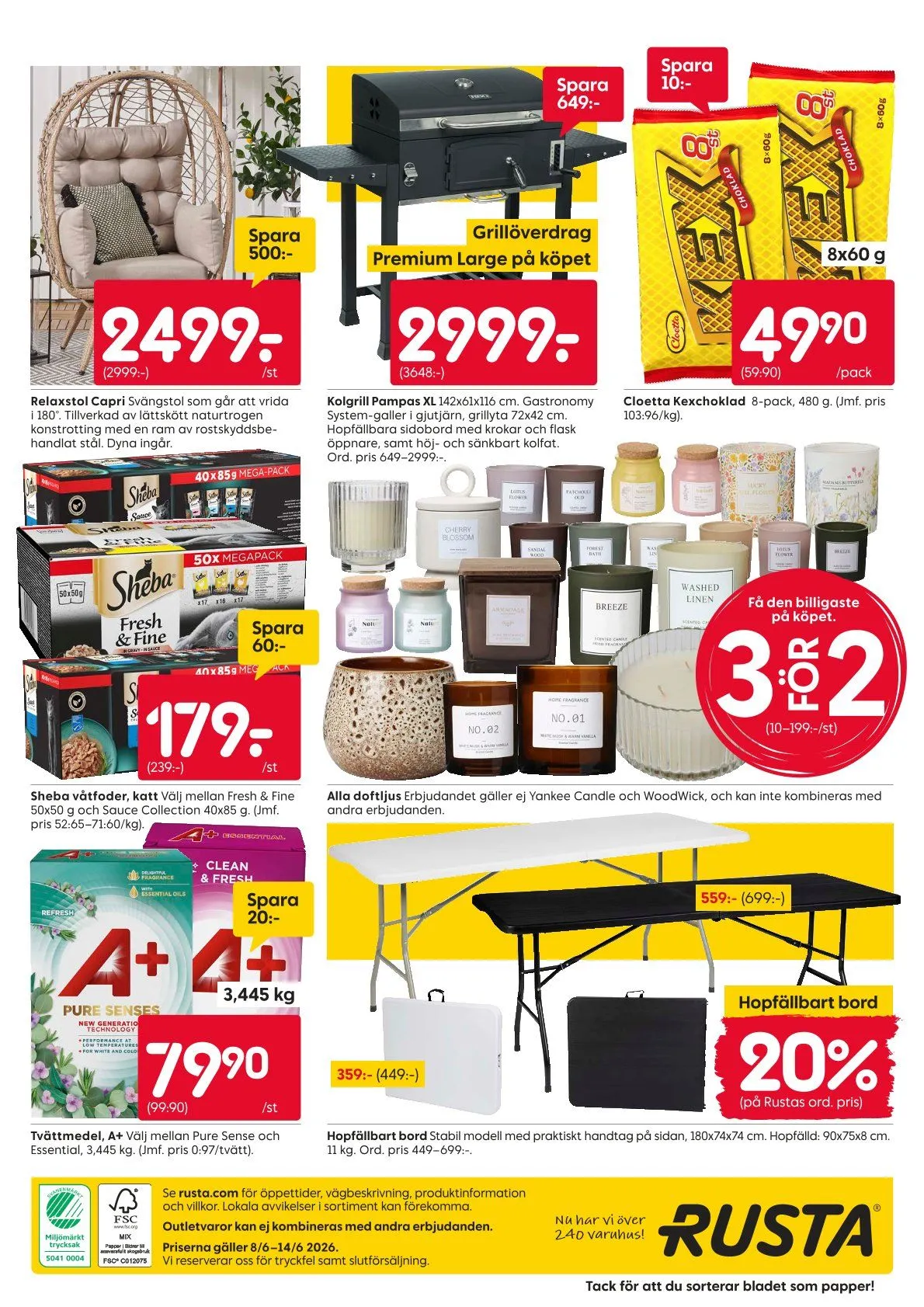 Rusta erbjudanden från 8 juni till 14 juni 2026 - Reklamblad sidor 16