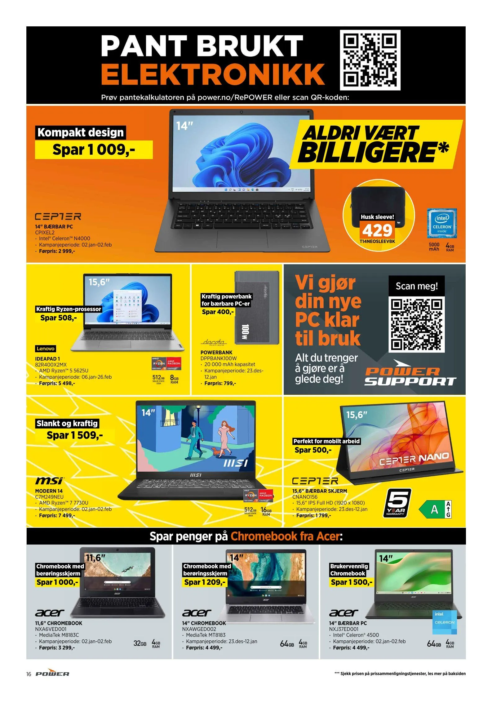 Power Tilbud fra 7. januar til 18. januar 2025 - kundeavisside 16