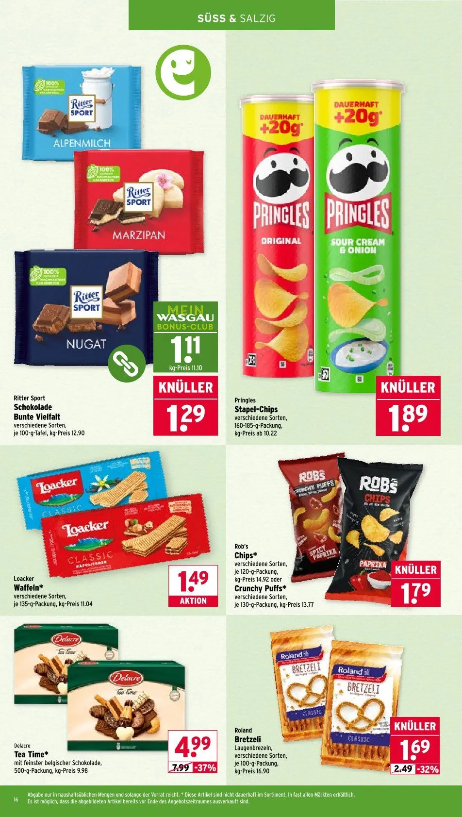 Angebote Wasgau von 4. Mai bis 9. Mai 2026 - Prospekt seite 16