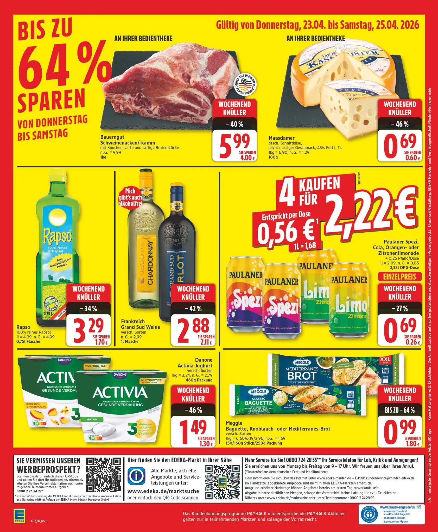 Edeka Prospekte von 22. April bis 28. April 2026 - Prospekt seite 16