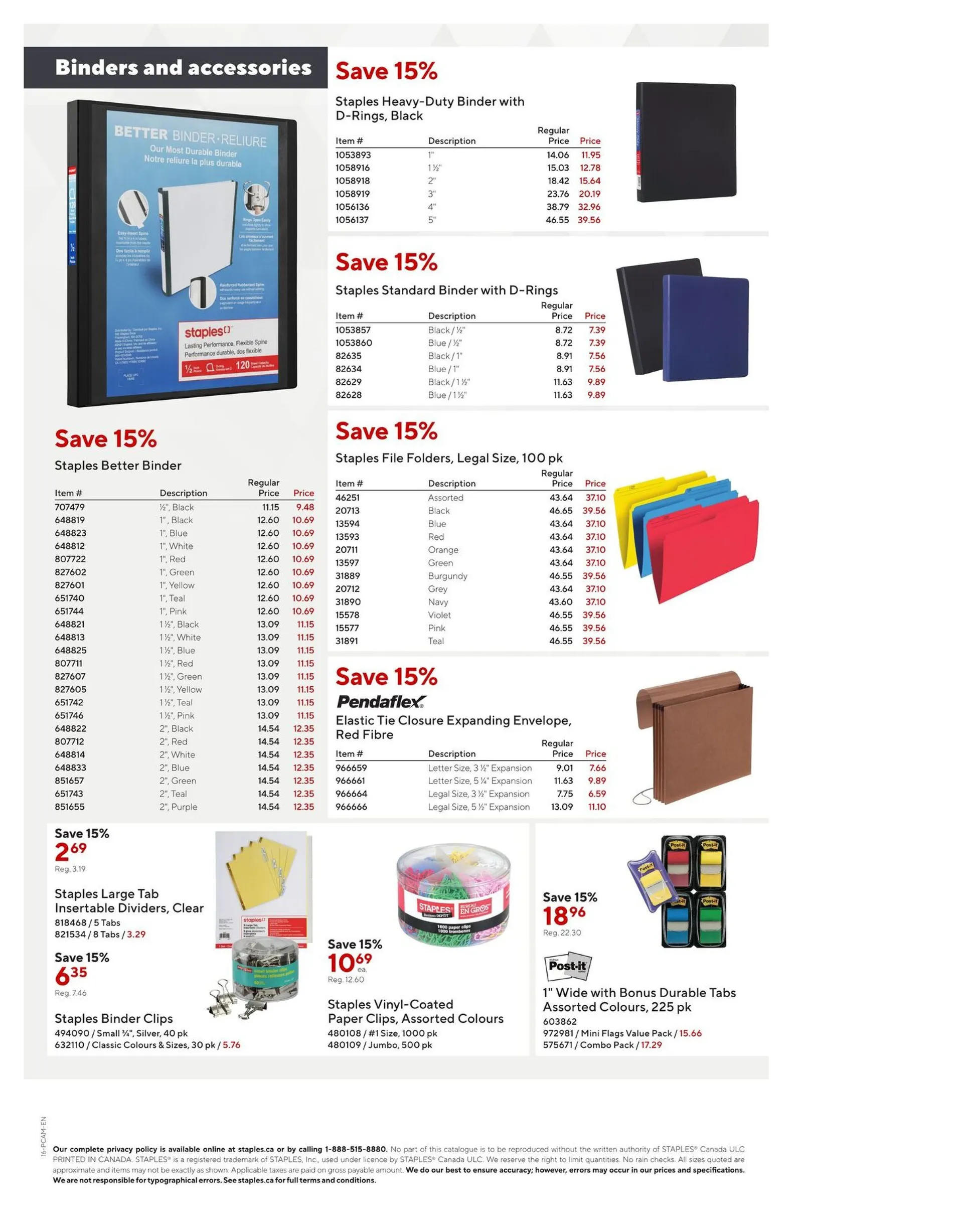 Staples Sales from December 5 to December 18 2025 - flyer page 16