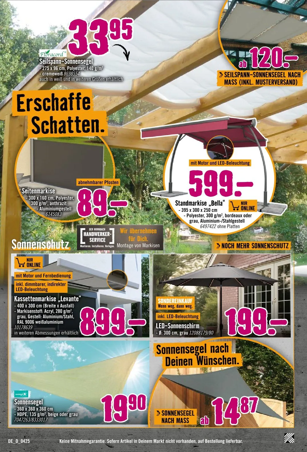Hornbach Angebote von 10. April bis 7. Mai 2025 - Prospekt seite 16