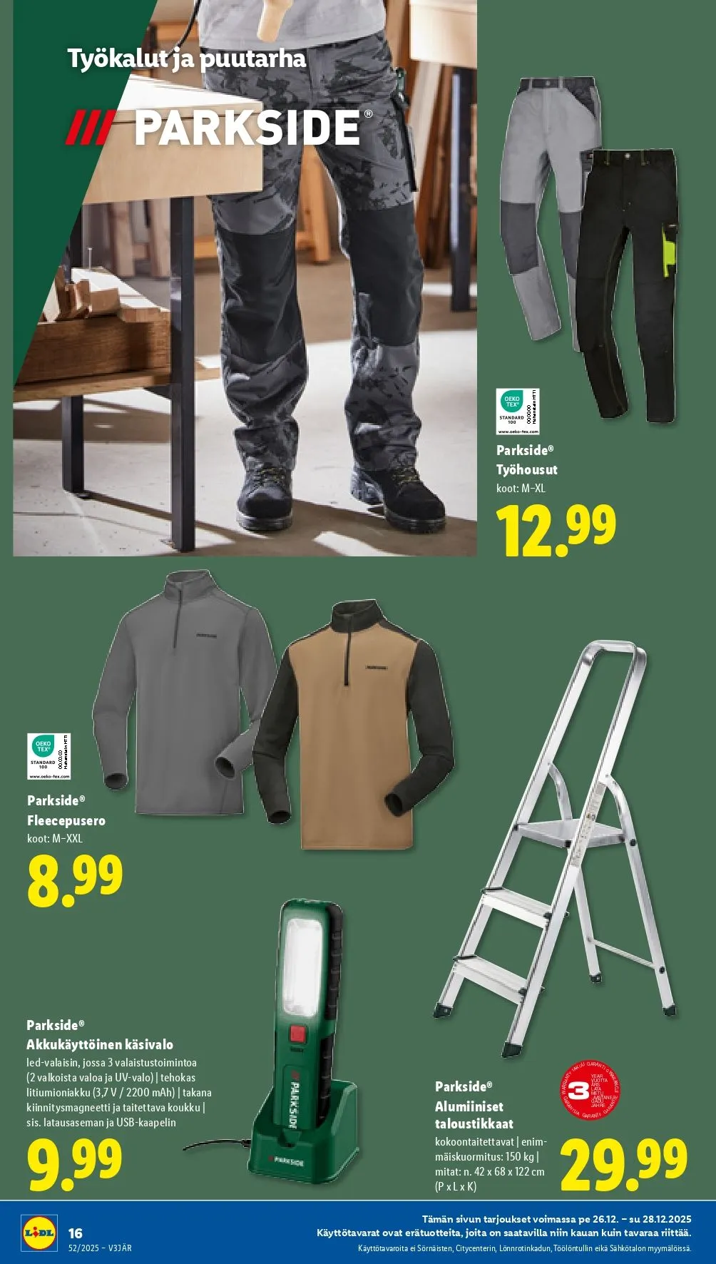 Kaupan Lidl tarjoukset voimassa alkaen 26. joulukuuta - 28. joulukuuta 2025 - Tarjouslehti sivu 16