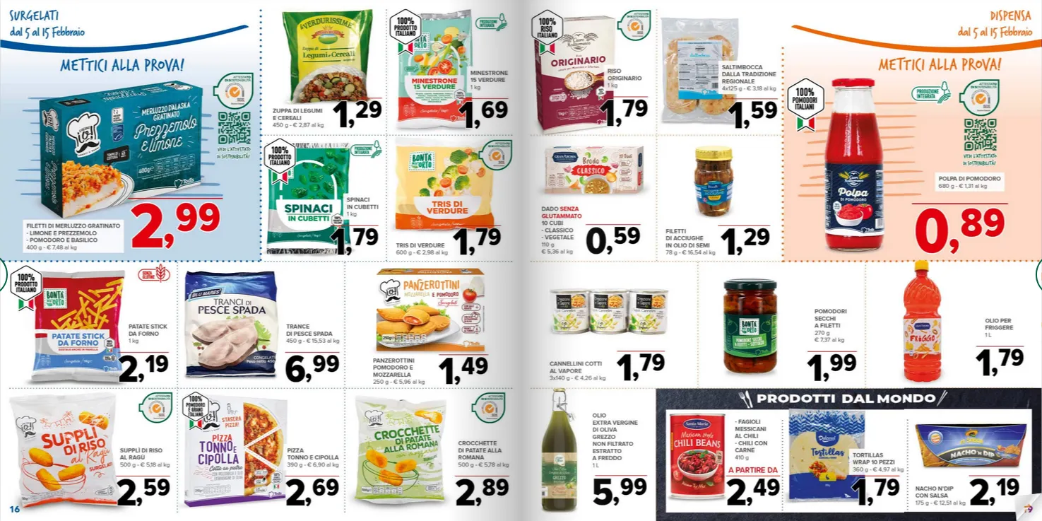  Volantini Todis da 5 febbraio a 15 febbraio di 2026 - Pagina del volantino 16