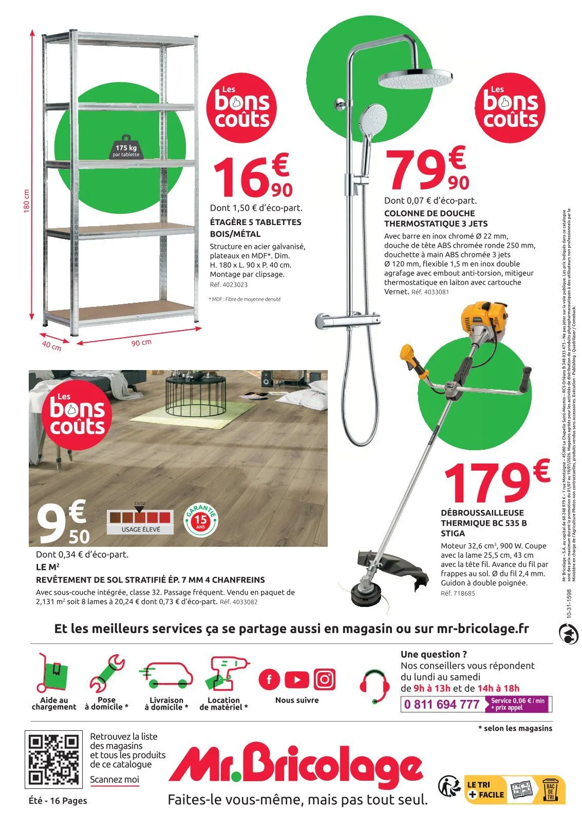Catalogues Mr. Bricolage du 1 juillet au 19 juillet 2026 - Catalogue page 16