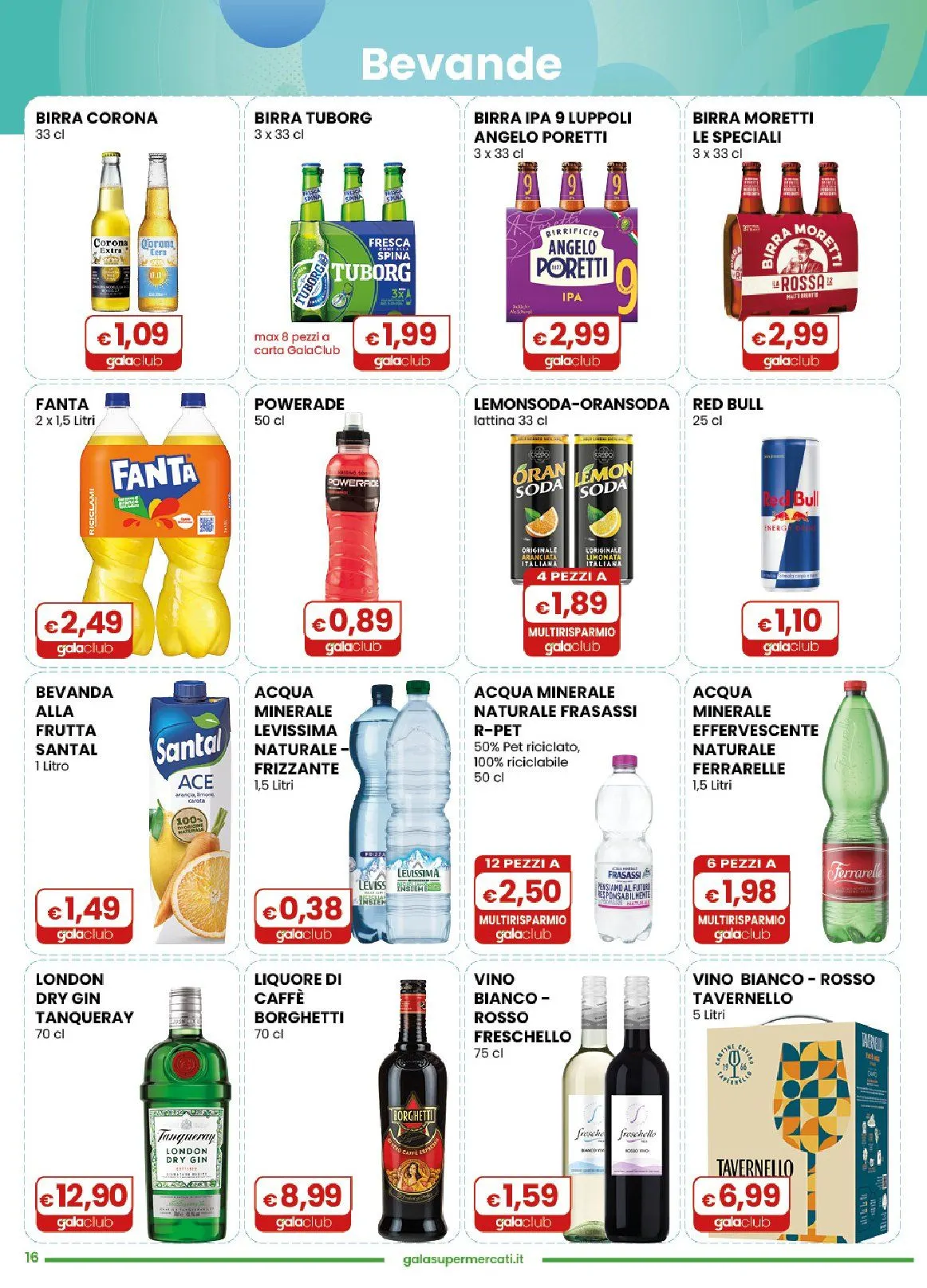 Volantini Gala Supermercati da 15 luglio a 28 luglio di 2026 - Pagina del volantino 16