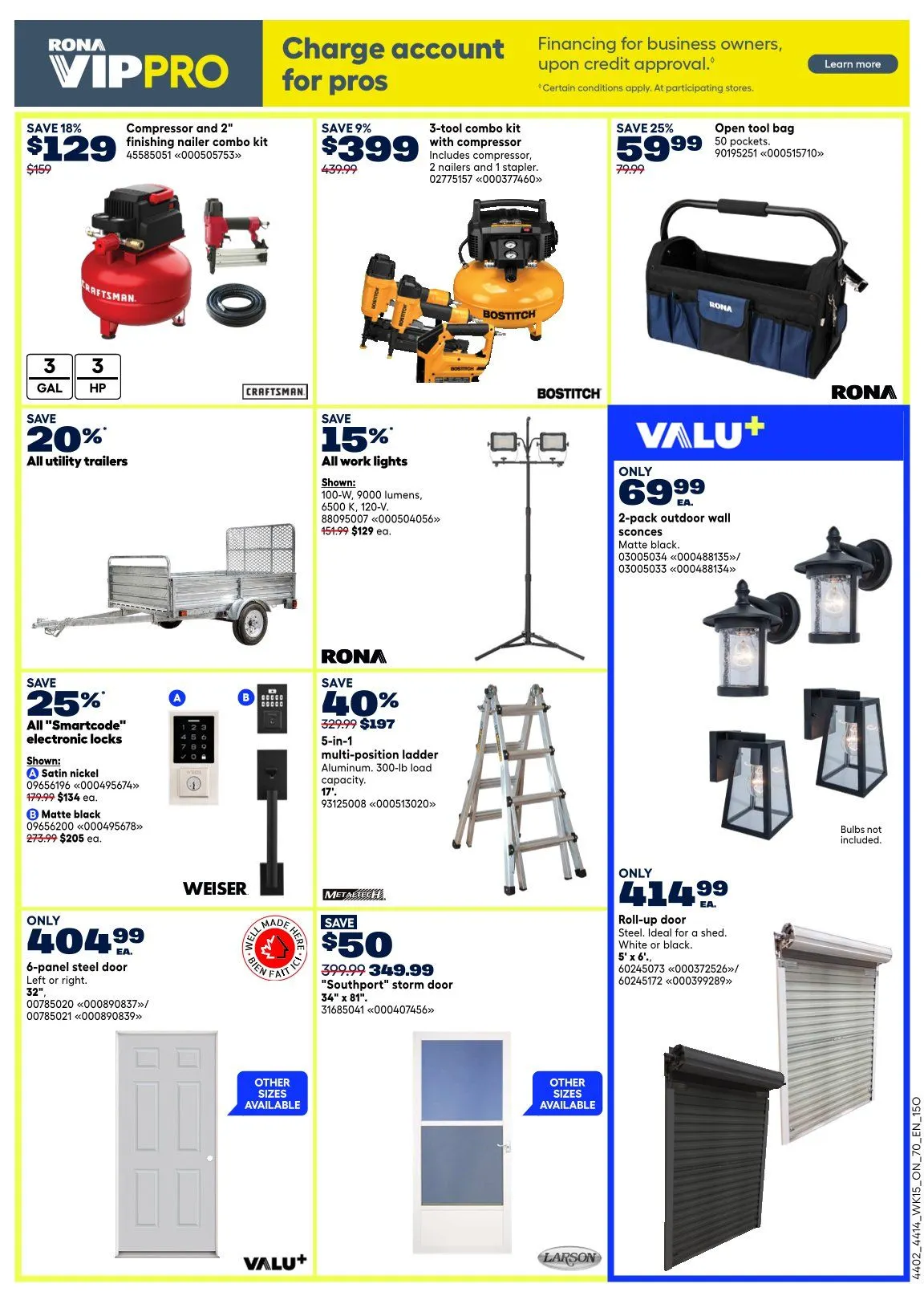 RONA Sales from May 8 to May 13 2026 - flyer page 16