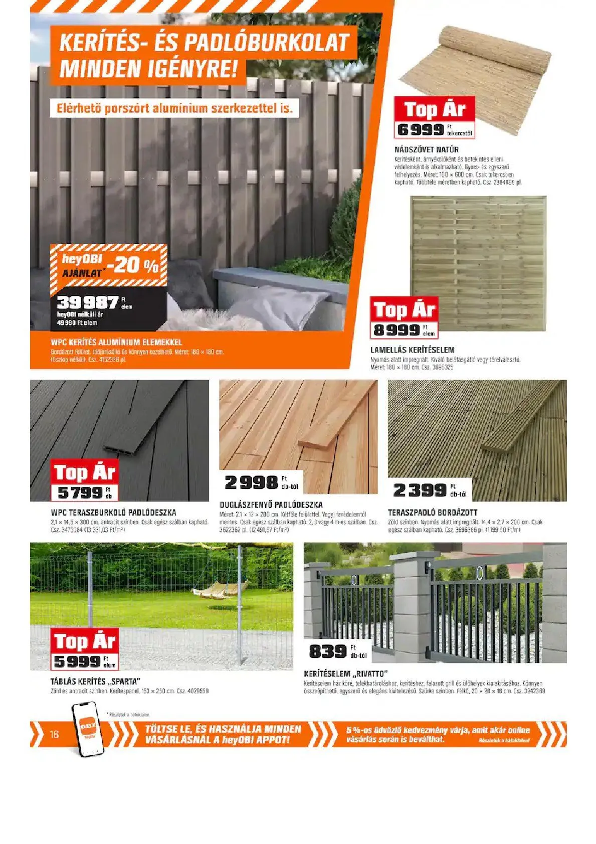 Katalógus OBI legfrissebb ajánlatai március 9.-tól március 29.-ig 2026. - Oldal 16