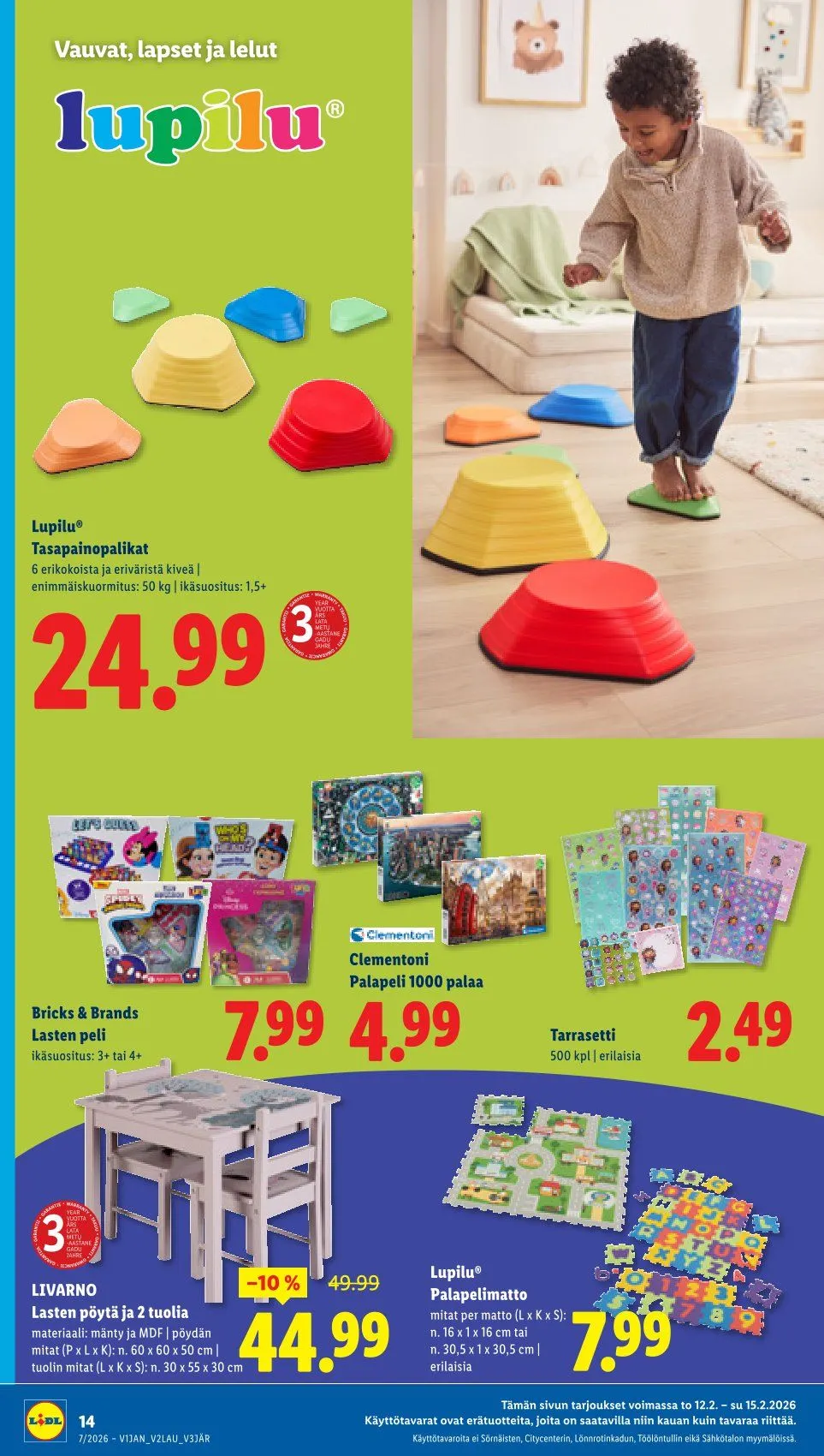 Kaupan Lidl Tarjoukset voimassa alkaen 12. helmikuuta - 15. helmikuuta 2026 - Tarjouslehti sivu 16