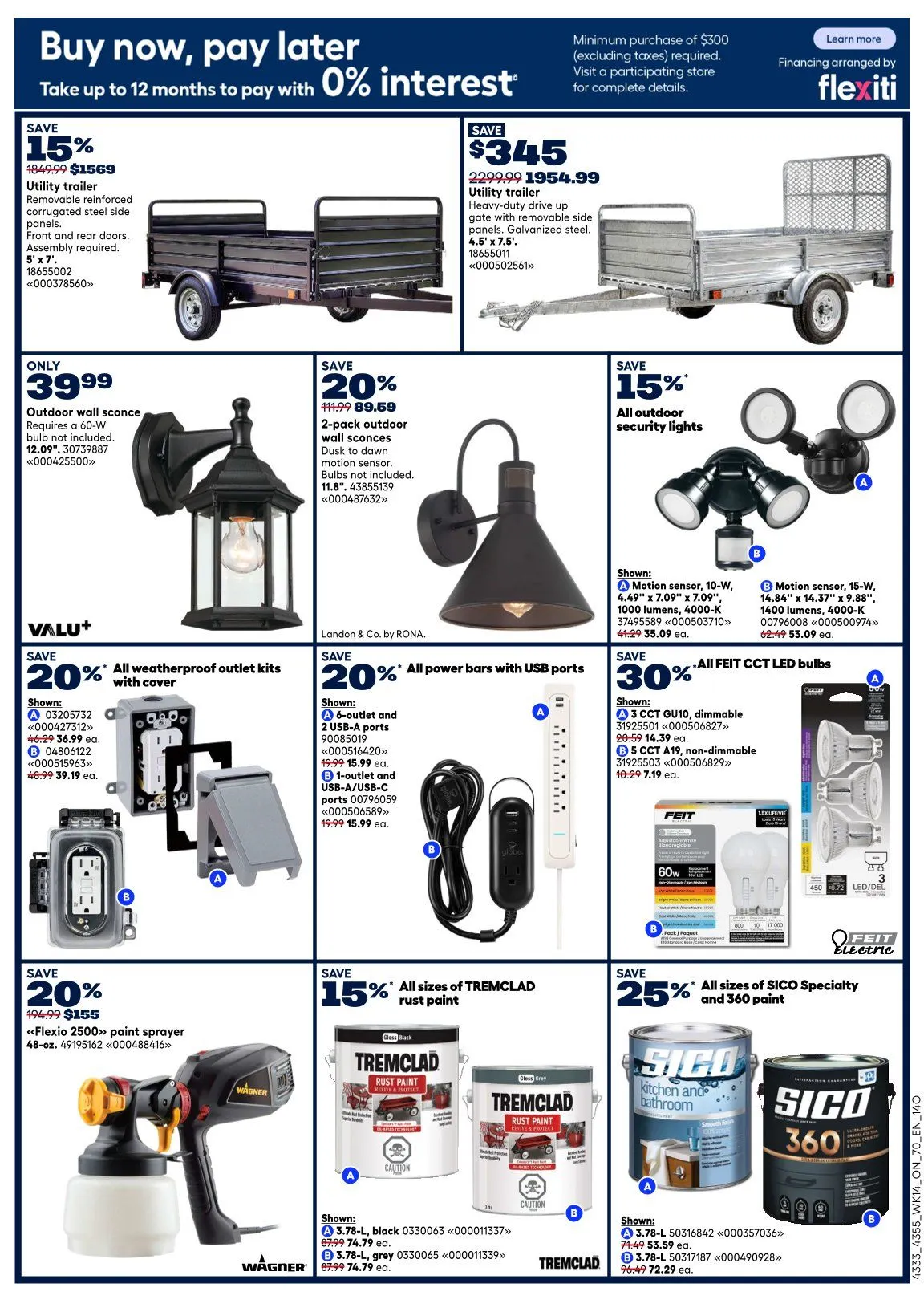 RONA Sales from April 30 to May 6 2026 - flyer page 16