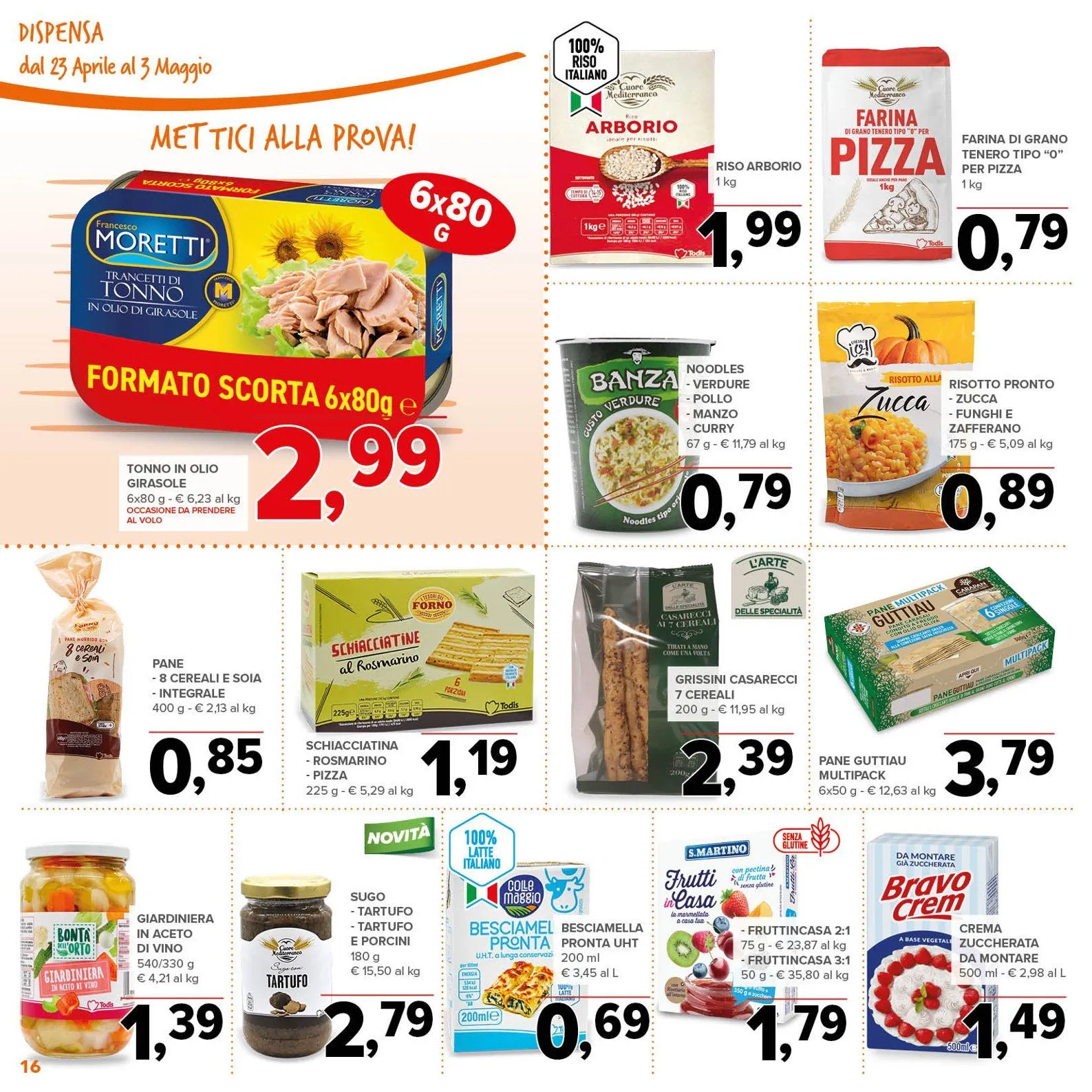 Volantini Todis da 23 aprile a 3 maggio di 2026 - Pagina del volantino 16