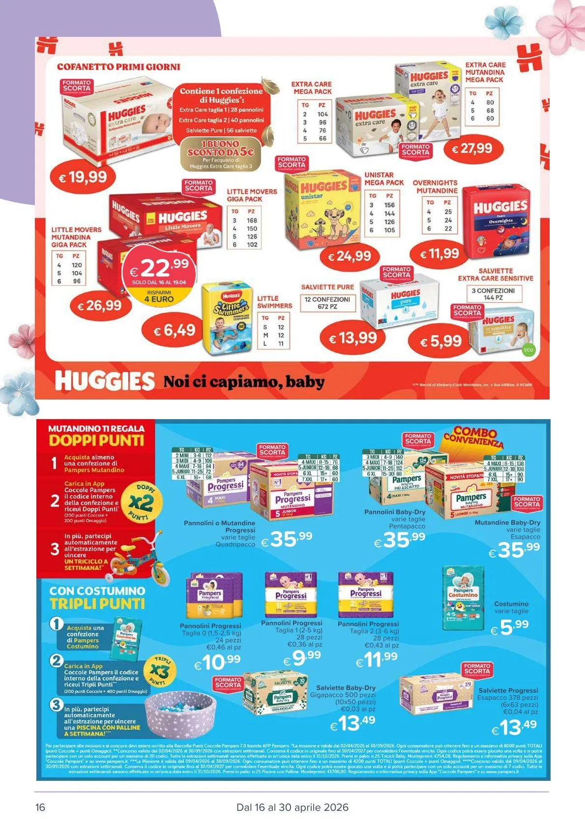  Volantini Io Bimbo da 16 aprile a 30 aprile di 2026 - Pagina del volantino 16