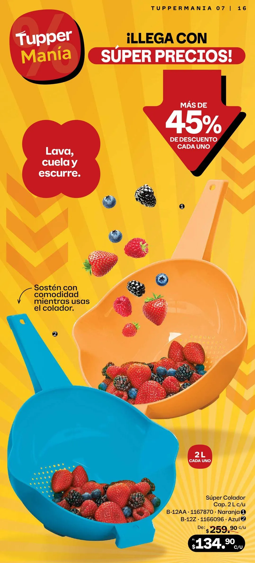 Catálogo de Tupperware catálogos y ofertas 16 de junio al 13 de julio 2025 - Pagina 16