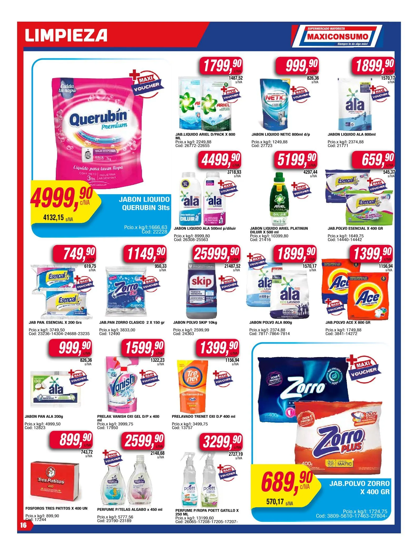 Ofertas de Ofertas Maxiconsumo 23 de junio al 29 de junio 2025 - Página 16 del catálogo