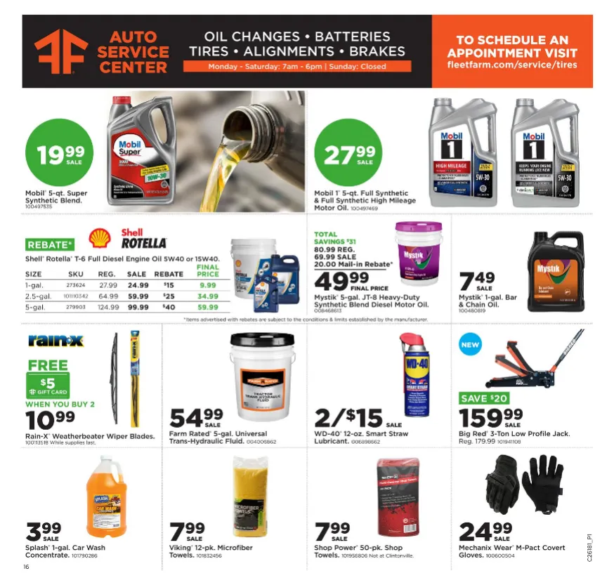Weekly promotion Fleet Farm Sales spanning from April 27 to May 3 2026 - Page 16 for Catalogue 365