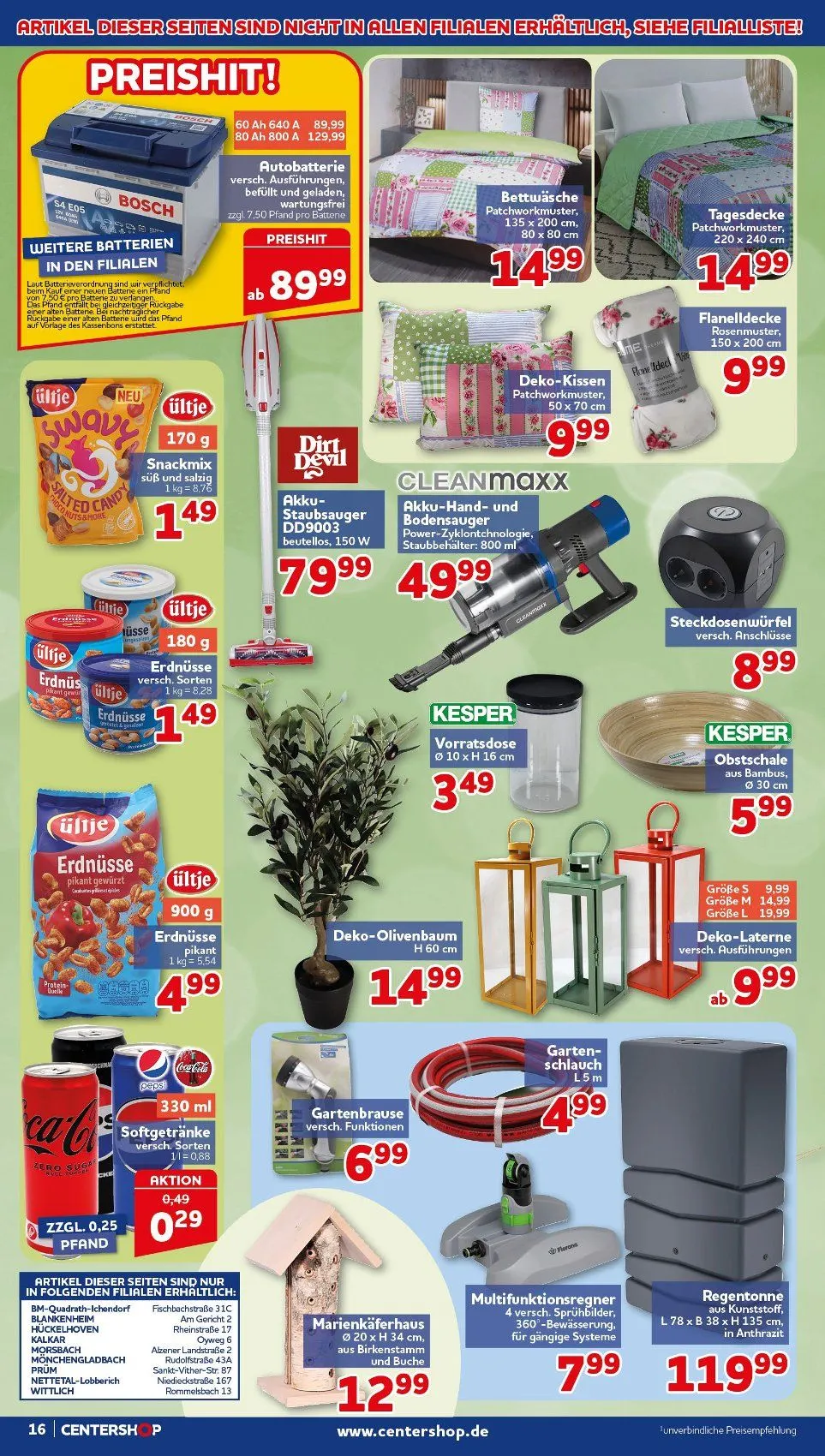  CENTERSHOP Angebote von 26. Mai bis 30. Mai 2026 - Prospekt seite 16