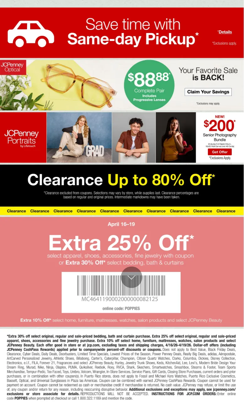 Weekly ad JC PENNEY Sales from April 16 to April 19 2026 - Page 16