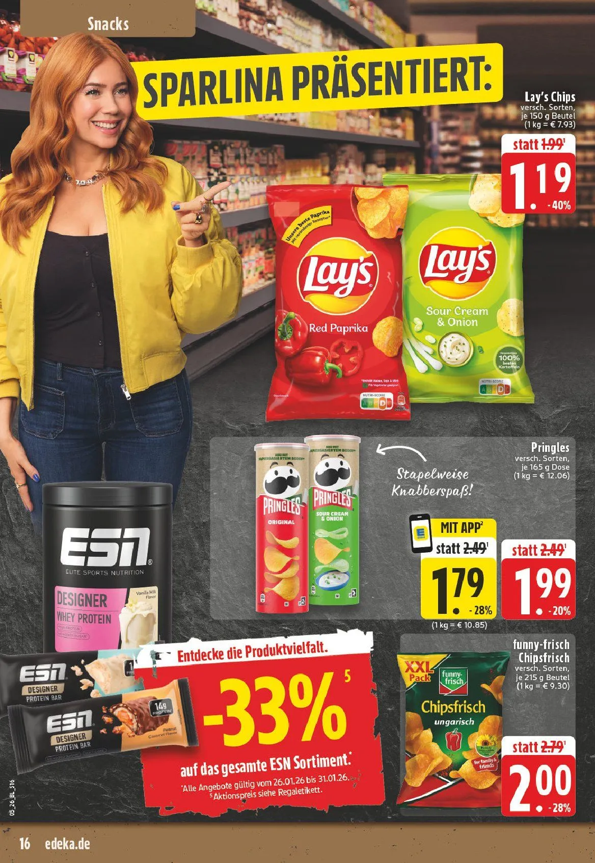 Edeka Angebote von 25. Januar bis 30. Januar 2026 - Prospekt seite 16