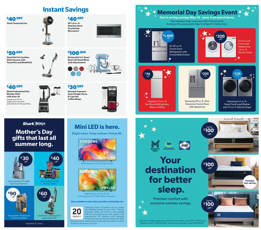 Weekly ad Sam ´s club Sales from April 1 to May 31 2026 - Page 16