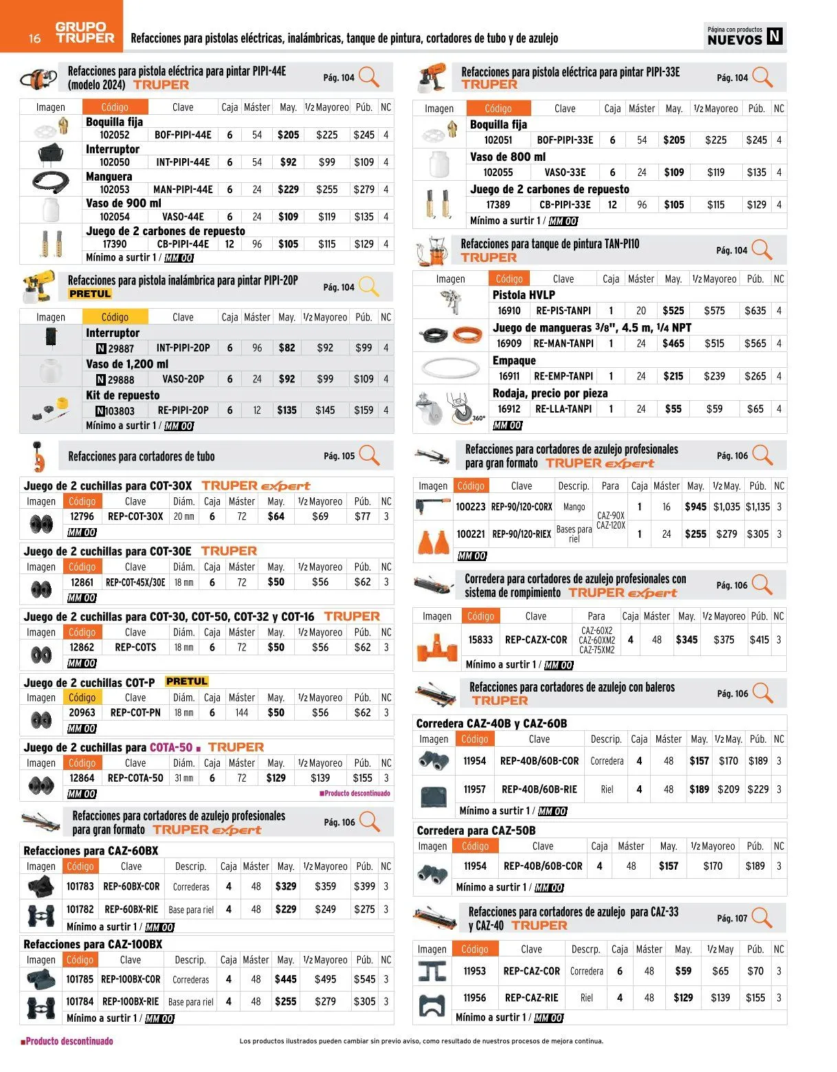 Catálogo de Truper catálogos y ofertas 20 de marzo al 30 de mayo 2026 - Pagina 16