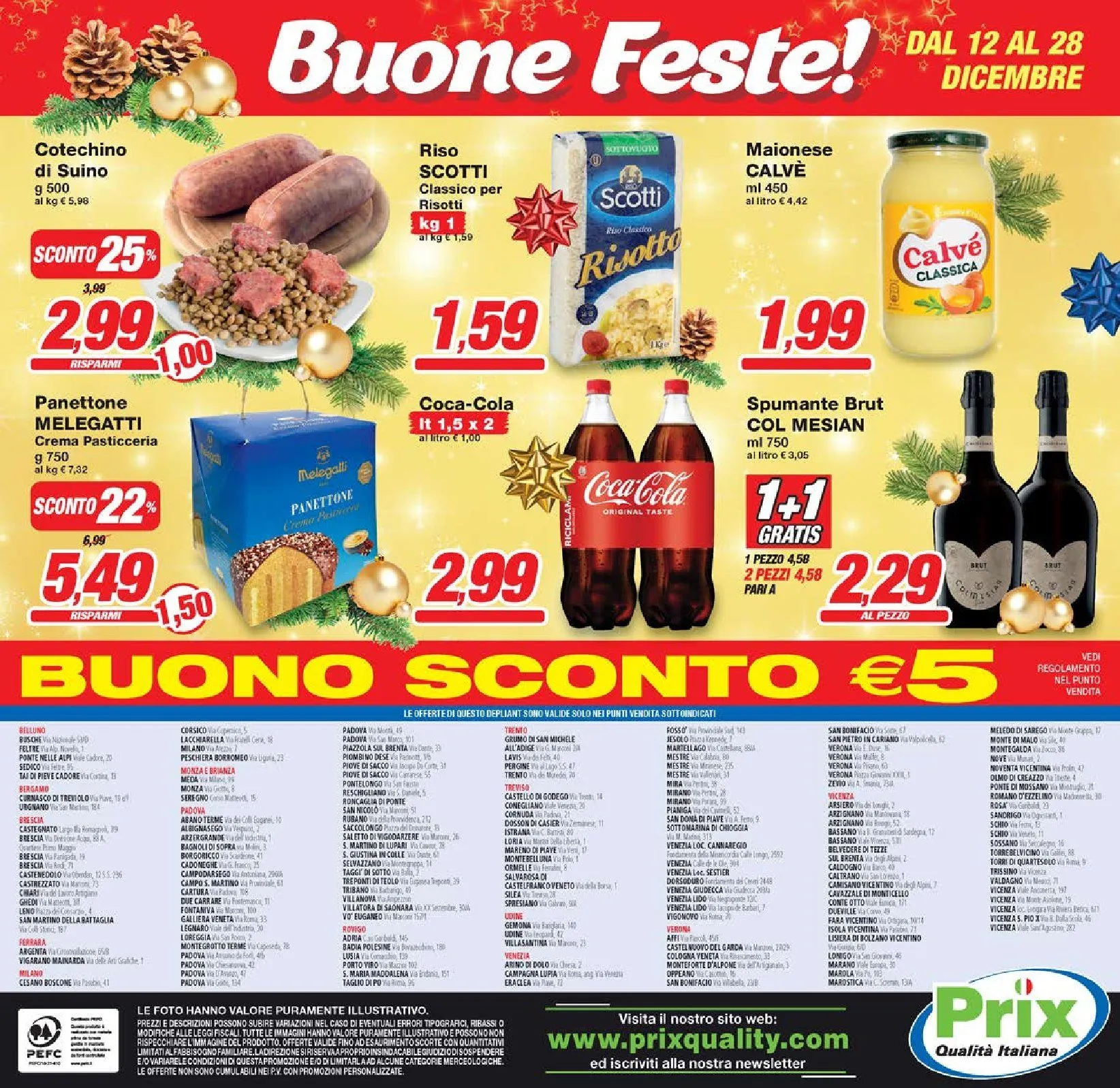 Prix Quality Volantino da 12 dicembre a 28 dicembre di 2025 - Pagina del volantino 16
