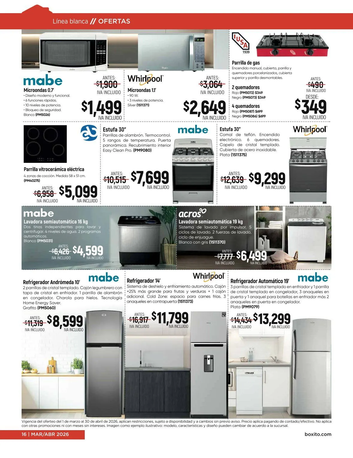 Catálogo de Boxito catálogos y ofertas 1 de marzo al 30 de abril 2026 - Pagina 16