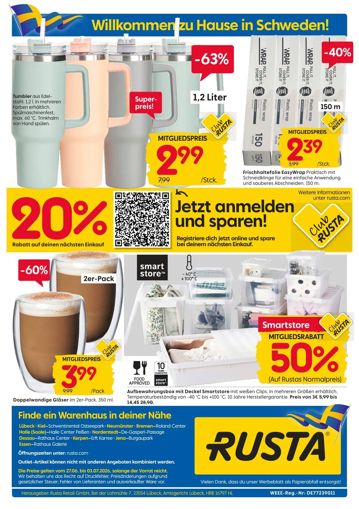 Rusta Angebote von 27. Juni bis 3. Juli 2026 - Prospekt seite 16