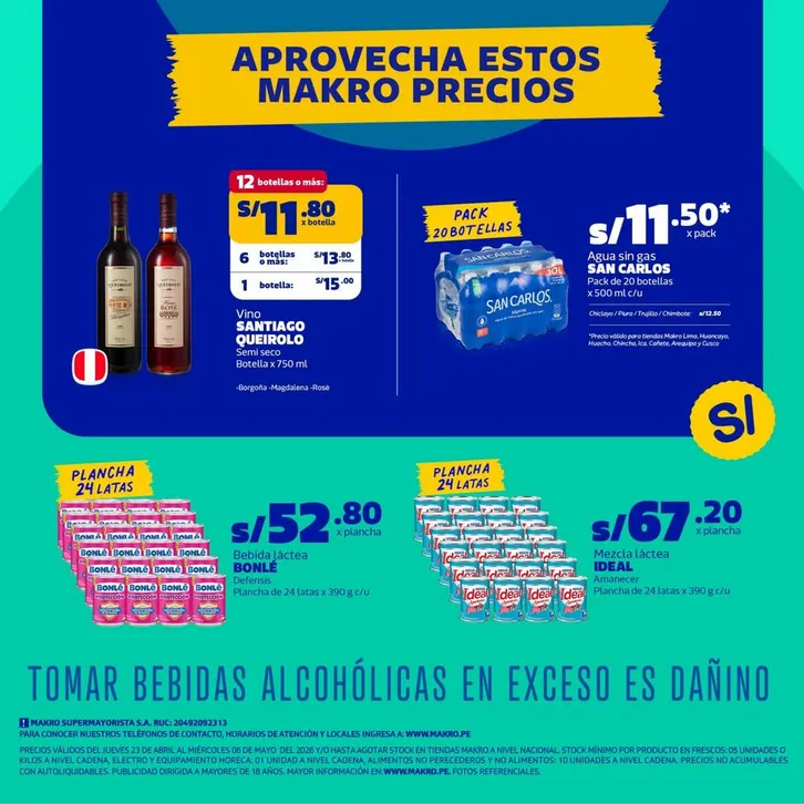 Catalogo de  Makro Ofertas 23 de abril al 6 de mayo 2026 - Pag 15